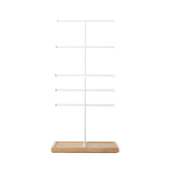 Umbra - Trigem 5 Jewellery Stand - White/Natural